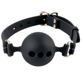 Силиконовый кляп с отверстиями для дыхания Silicone Breathable Ball Gag Small