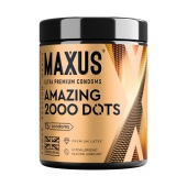 Точечные презервативы Maxus 2000 Amazing Dots 15 шт с кейсом