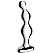 Металлический рельефный стимулятор b-Vibe Stainless Steel Anal Beads