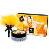 Массажная пудра с перышком Shunga Kissable Massage Powder Сочное Манго