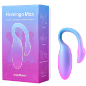 Вибратор Magic Motion Flamingo Max с дистанционным управлением голубой