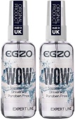 Набор универсальных смазок на силиконовой основе Egzo Wow Expert Line - 2 х 50 мл.