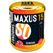 Анатомические презервативы Maxus Sensual №15