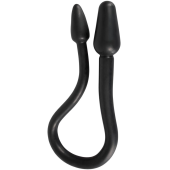 Двойной анальный стимулятор Rebel Double Plug чёрный