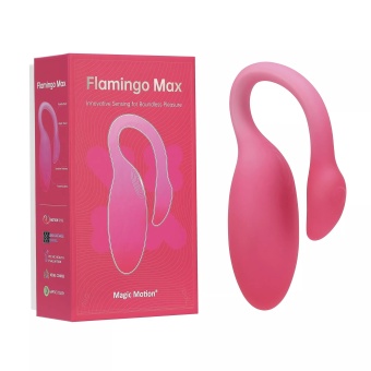Вибратор Magic Motion Flamingo Max с дистанционным управлением розовый