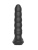 Черный перезаряжаемый мультискоростной вибратор №02 Undulating vibrator - 19 см.