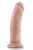 Телесный фаллоимитатор 8-Inch Thick Posable Dildo - 20,3 см.