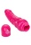 Розовый вибратор-реалистик с блестками Naughty Bits Lady Boner Bendable Personal Vibrator - 20 см.