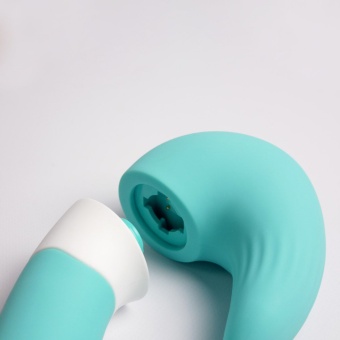 Вибратор 2в1 Youvic бирюзовый