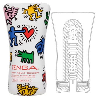 Мастурбатор Tenga Keith Haring Soft Case Cup