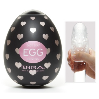Мастурбатор в форме яйца Tenga Egg Lovers black