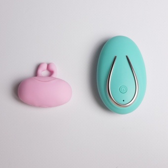 Клиторальный вибратор с пультом Youvic розовый