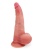 Телесный вибратор-реалистик на присоске - 30 см.