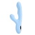 Голубой вибратор с ротацией и вакуумной стимуляцией BeYourLover Rosubi