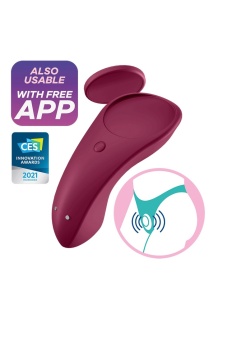 Мини-вибратор в трусики с управлением от приложения Satisfyer Sexy Secret