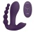 Фиолетовый женский вибромассажер Kata с пультом ДУ - 12 см. Фиолетовый женский вибромассажер Kata с пультом ДУ - 12 см.