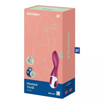 Вибратор Satisfyer Heated Thrill с нагревом для стимуляции точки G