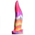Фантазийный люминесцентный стимулятор-язык Unicorn Kiss Unicorn Tongue Glow-in-the-Dark Silicone Dildo - 21,3 см.