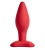 Бордовая анальная пробка Matter L - 12 см. Бордовая анальная пробка Matter L - 12 см.