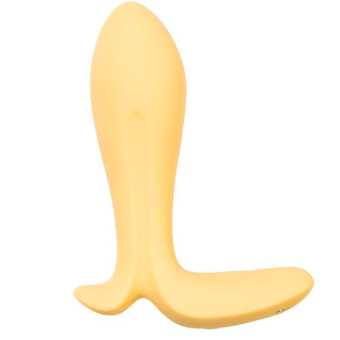 Анальная пробка Satisfyer Intensity Plug с управлением от приложения желтая