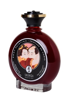 Съедобная краска для тела Shunga Клубника и шампанское