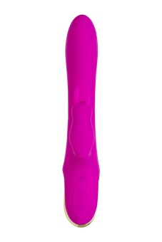 Лиловый тройной вибратор Trinny - 21,5 см.