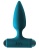 Бирюзовая анальная пробка с перезаряжаемой вибропулей Glory 2.0 - 11 см. Бирюзовая анальная пробка с перезаряжаемой вибропулей Glory 2.0 - 11 см.