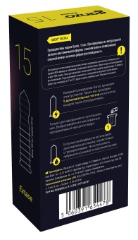 Презервативы Ganzo Extase с точечной и ребристой поверхностью 15 шт