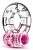 Розовое эрекционное виброкольцо Arouser Vibrating C-Ring