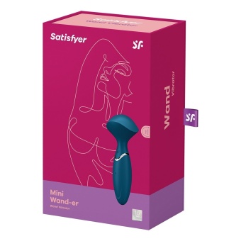 Мини-вибромассажер Satisfyer Mini Wand-er синий