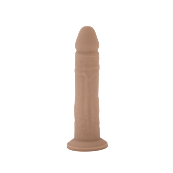 Фаллоимитатор на присоске совместимый с мужским торсом Apollo Silexd Model 2 20 см телесный