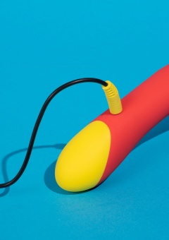 Вибратор для точки G Romp Hype G-Spot Vibrator красный - 21 см