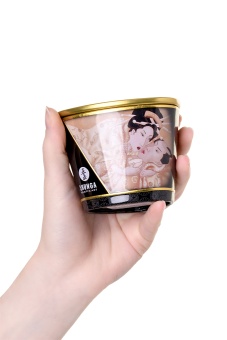 Массажное аромамасло в виде свечи Shunga Vanilla Fetish Ванильный Фетиш - 170 мл