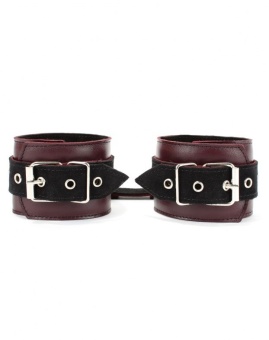 Бордовые оковы на ноги Ladys Arsenal на карабинах