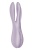 Сиреневый клиторальный вибромассажер Threesome 2