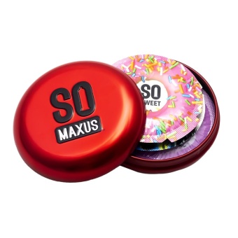 Презервативы ультратонкие Maxus Sensitive Ultra Thin 3 шт с кейсом