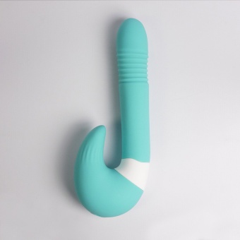 Вибратор 2в1 Youvic бирюзовый