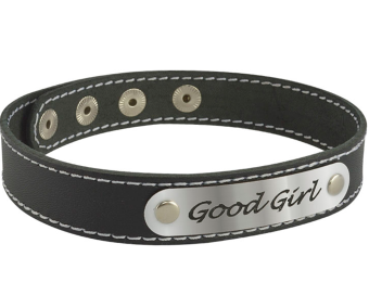 Чокер с белой строчкой Good Girl