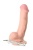 Вибратор реалистик на присоске с мошонкой Toyfa Realstick Elite  20 см телесный