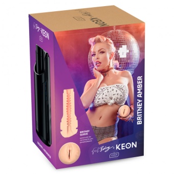 Автоматический мастурбатор Kiiroo Keon с копией вагины Feel Britney