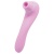 Розовый стимулятор Smoooch Clitoral Suction   Vibration - 18,6 см.