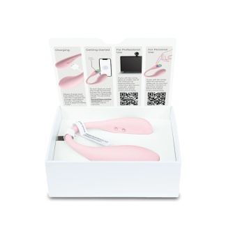 Интерактивное виброяйцо с управлением через приложение Kiiroo Spot розовое