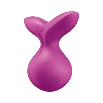Мини-вибратор с круглым кончиком Satisfyer Viva la Vulva 3 фуксия