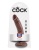 Фаллоимитатор на присоске King Cock 16,5 см коричневый