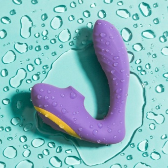 Вибратор с вакуумной стимуляцией Romp Reverb сиреневый