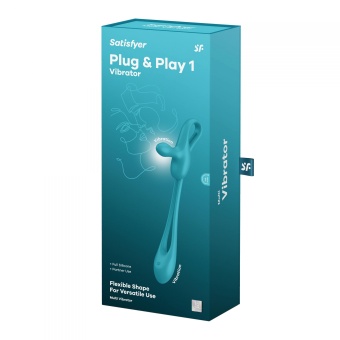 Мультивибратор Satisfyer Plug & Play 1 голубой