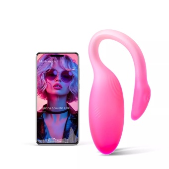 Вибратор Magic Motion Flamingo Max с дистанционным управлением розовый