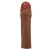 Коричневая насадка на пенис Chane - 18 см. Коричневая насадка на пенис Chane - 18 см.