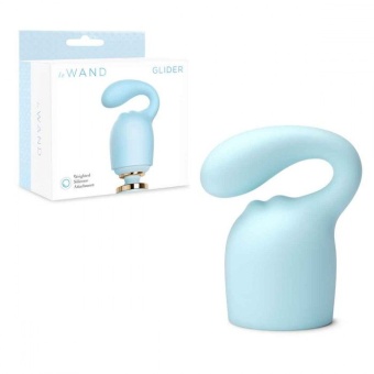 Насадка с утяжеленным кончиком для массажера Le Wand Glider голубая