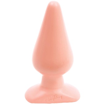 Пробка анальная большая Butt Plugs Smooth Classic Large телесная - 14 см